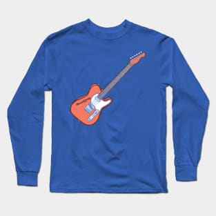 Semi hollow electric guitar Long Sleeve T-Shirt